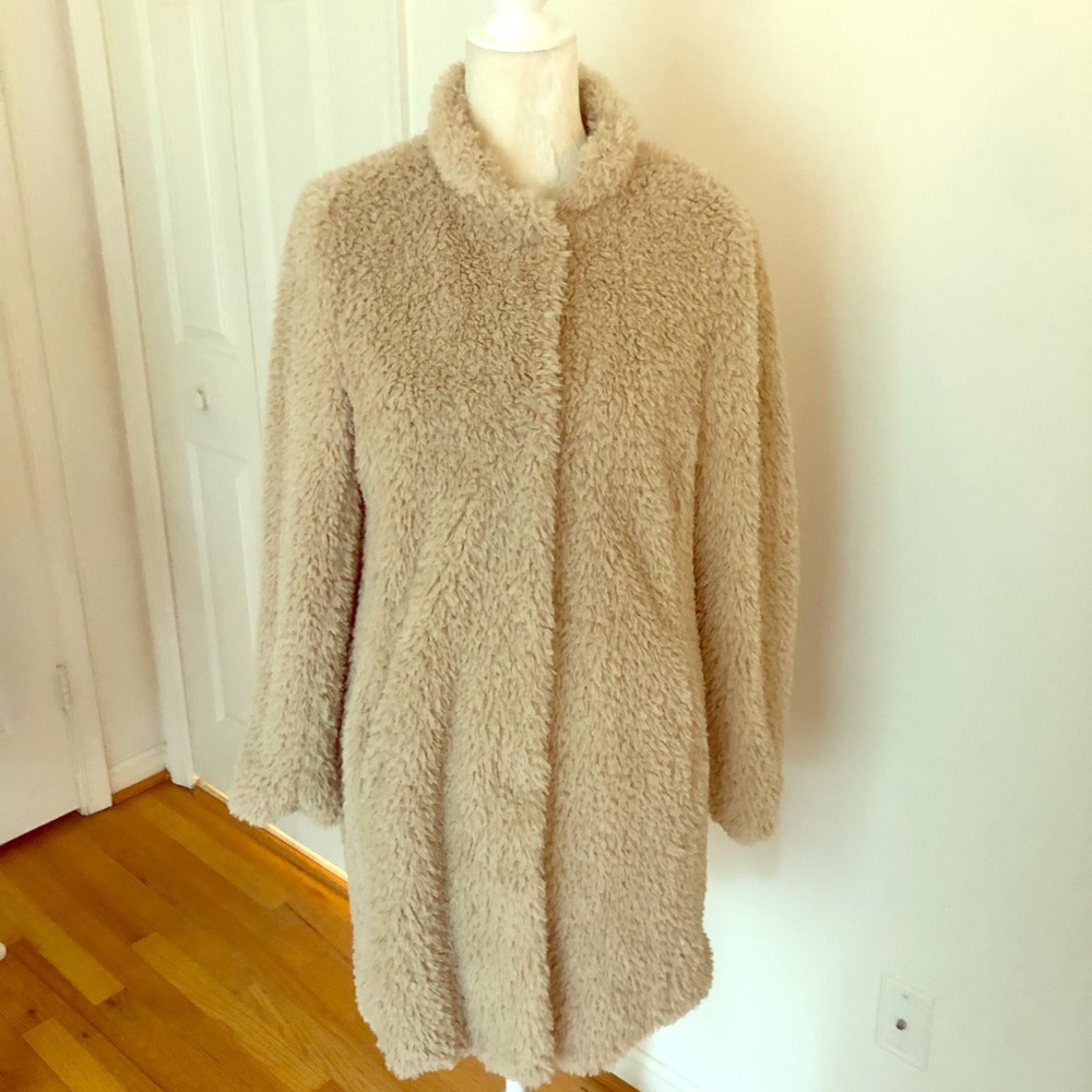 Kenneth Cole Leopard Lined Faux Fur Walker